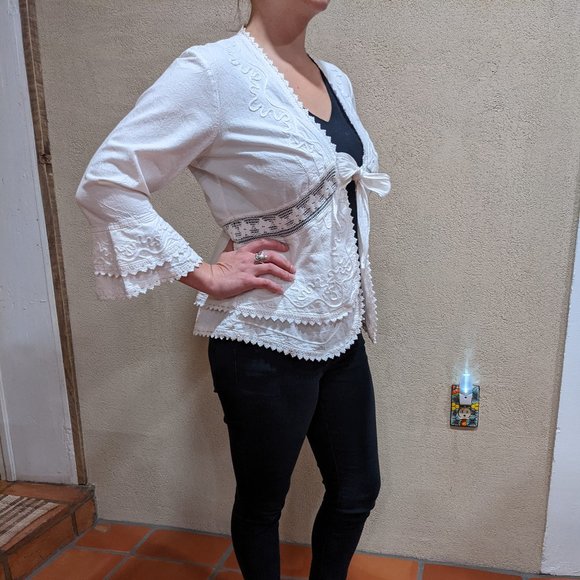 Boho or vintage light jacket - Picture 2 of 7